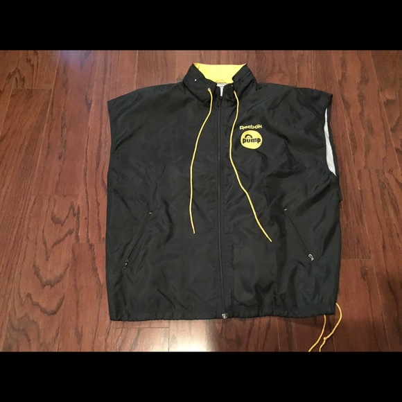 Reebok Other - Vtg Reebok the pump nylon windbreaker vest XL